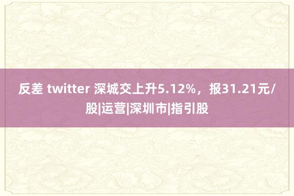 反差 twitter 深城交上升5.12%，报31.21元/股|运营|深圳市|指引股