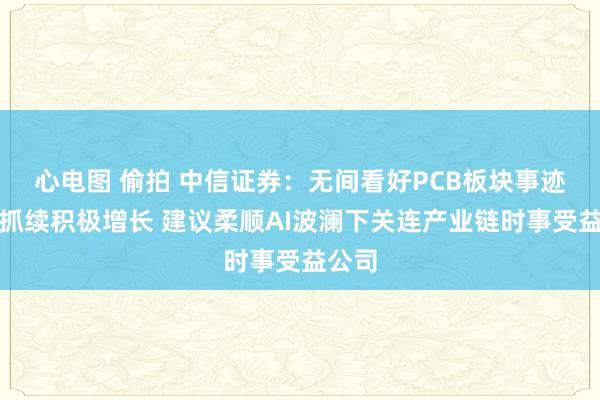 心电图 偷拍 中信证券：无间看好PCB板块事迹畴昔抓续积极增长 建议柔顺AI波澜下关连产业链时事受益公司
